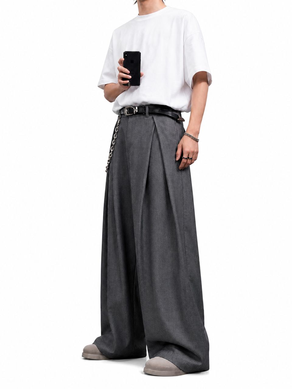 Pleated Pants