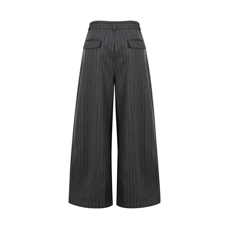 Lurah Stripe Pleated Pants
