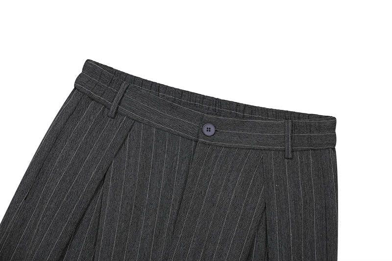 Lurah Stripe Pleated Pants