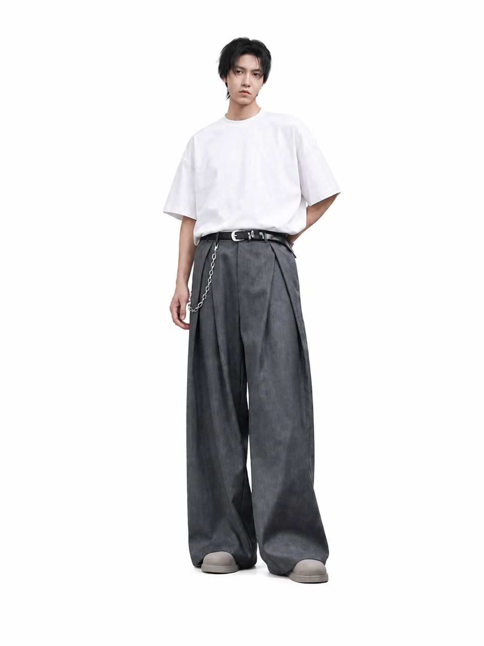 Pleated Pants