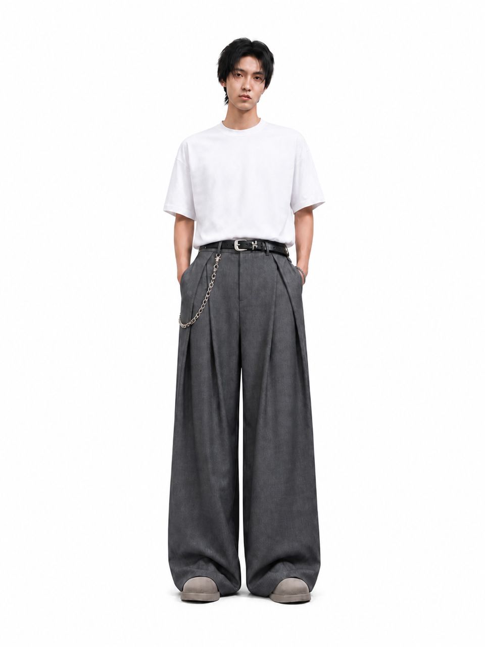 Pleated Pants