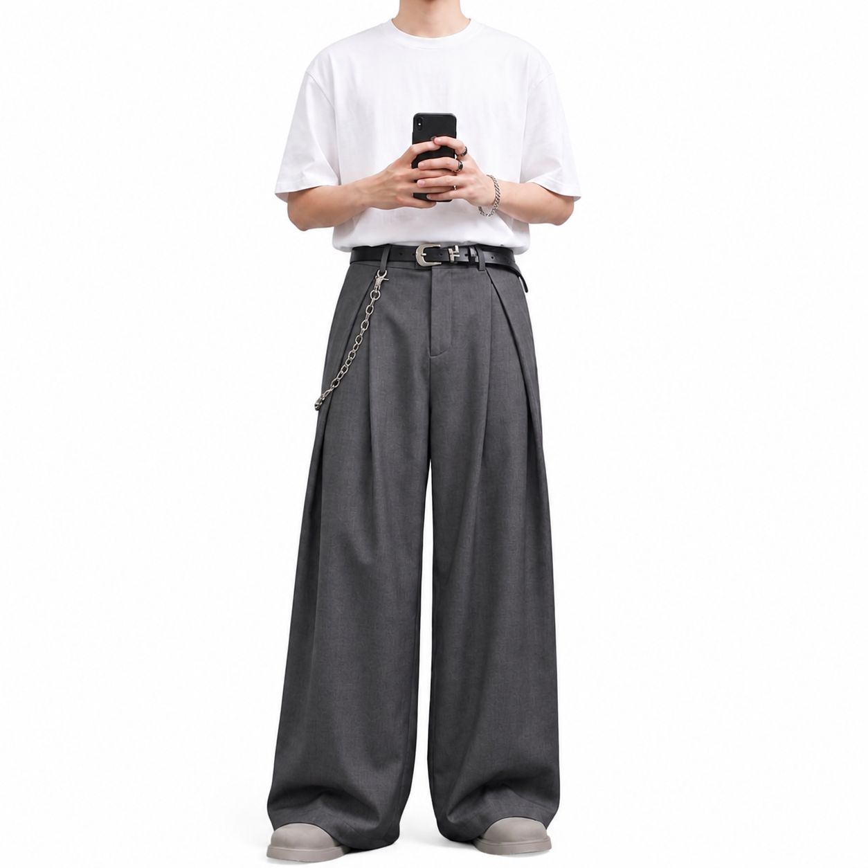 Pleated Pants